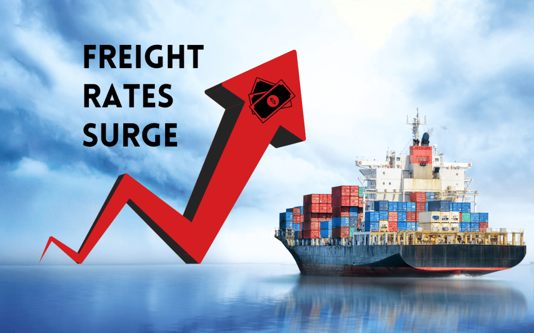 SPOT FREIGHT RATES FROM CHINA CONTINUE TO SURGE!